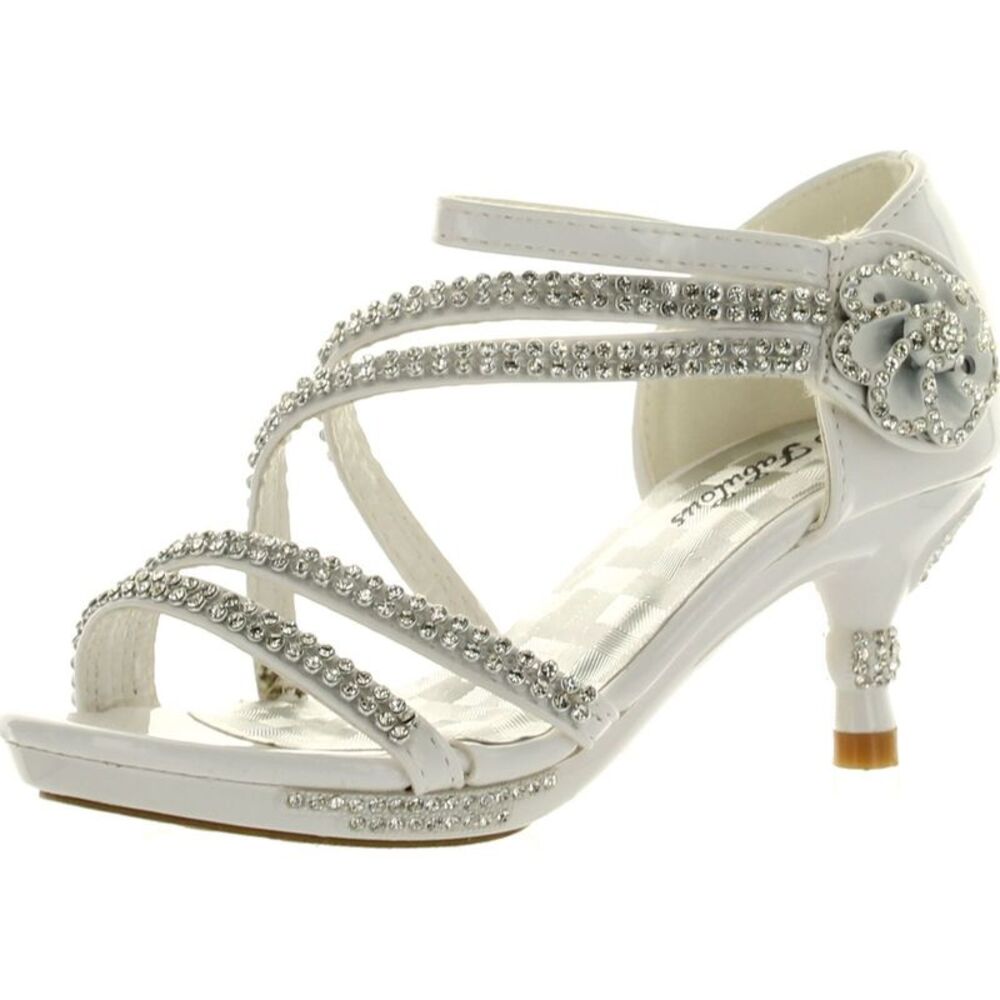 Fabulous Glamour-28K White ChildG sandals 3 NEW